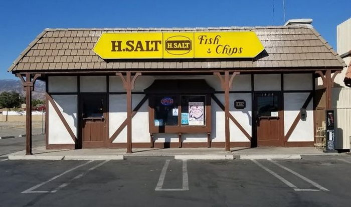 H Salt Fish & Chips (H. Salt Esq. Fish & Chips) - Some Typical Examples Of H Salt Motif (newer photo)